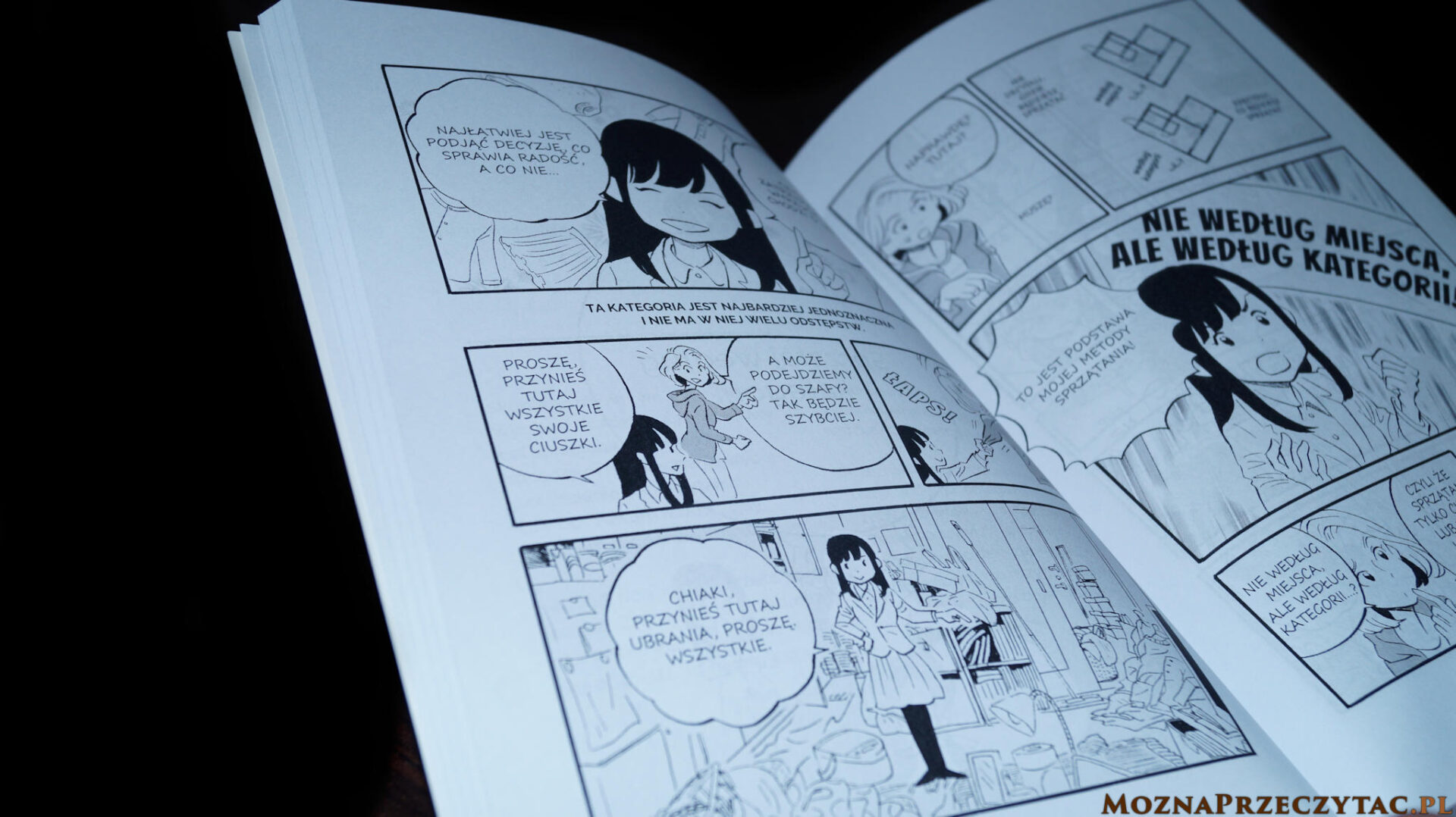 Manga sprzątania. Obrazkowy przewodnik po japońskich porządkach - Marie Kondo
